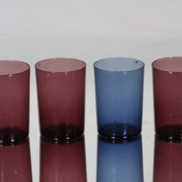 Iittala i-114 lasit, 18 cl, 4 kpl, suunnittelija Timo Sarpaneva, 18 cl, i-väri