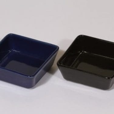 Arabia Kilta kulhot, sininen|musta, 2 kpl, suunnittelija Kaj Franck, pieni