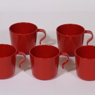 Sarvis Pitopöytä mukit, 23 cl, 5 kpl, suunnittelija Kaj Franck, 23 cl