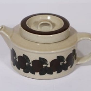 Arabia Ruija teekaadin, 1.35 l, suunnittelija Raija Uosikkinen, 1.35 l, käsinmaalattu