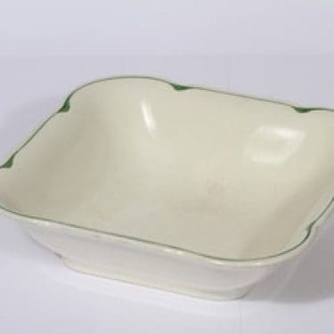 Arabia Pekka kulho, vihreä, suunnittelija , raitakoriste