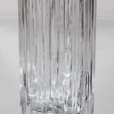 Iittala Alpina maljakko, signeerattu, suunnittelija Tapio Wirkkala, signeerattu, suuri, massiivinen