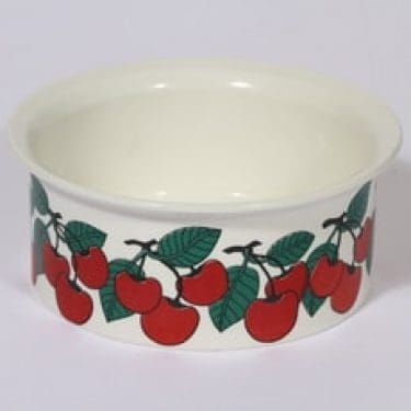 Arabia Kirsikka kulho, pieni, suunnittelija Inkeri Seppälä, pieni, serikuva