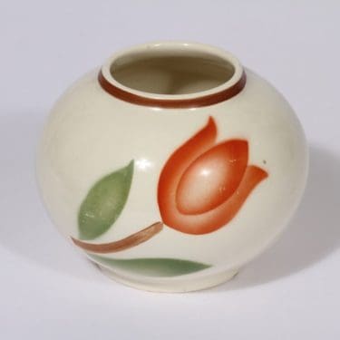 Arabia 296-1 maljakko, pieni, suunnittelija , pieni, puhalluskoriste, kukka-aihe