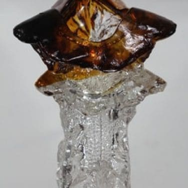 Humppila Kasvimaalla maljakko, signeerattu, suunnittelija Pertti Santalahti, signeerattu, massiivinen