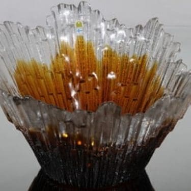 Humppila Revontulet kulho, signeerattu, suunnittelija Tauno Wirkkala, signeerattu, suuri