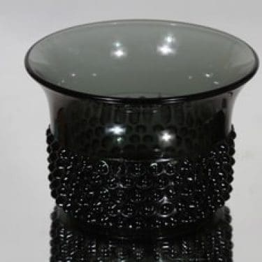 Nuutajärvi Näppyläkulho kulho, harmaa, suunnittelija Saara Hopea,