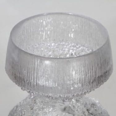 Iittala Ultima Thule kulho, kirkas, suunnittelija Tapio Wirkkala,