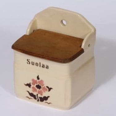 Arabia kukkakuvio suola-astia, suunnittelija , puhalluskoriste, kukka-aihe