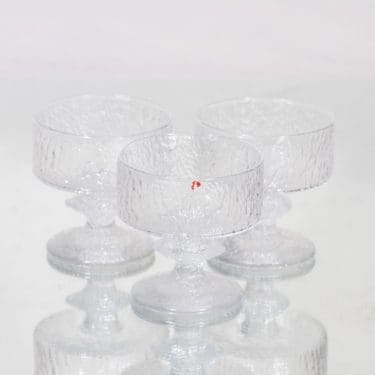 Iittala Senaattori annoskulhot 3 kpl, 20 cl, 3 kpl, suunnittelija Timo Sarpaneva, 20 cl