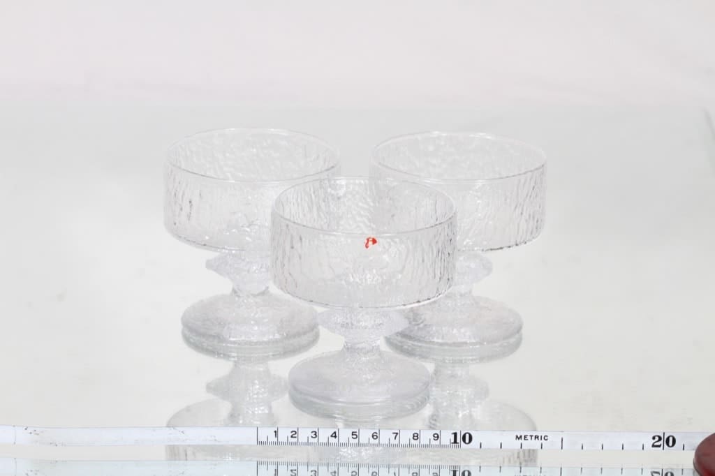 Iittala Senaattori annoskulhot 3 kpl, 20 cl, 3 kpl, suunnittelija Timo Sarpaneva, 20 cl kuva 2