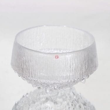 Iittala Ultima Thule kulho, kirkas, suunnittelija Tapio Wirkkala,