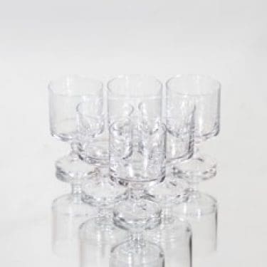 Iittala Karelia snapsilasi, 3 cl, 6 kpl, suunnittelija Tapio Wirkkala, 3 cl