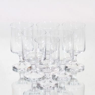 Iittala Karelia valkoviinilasit, 12 cl, 6 kpl, suunnittelija Tapio Wirkkala, 12 cl
