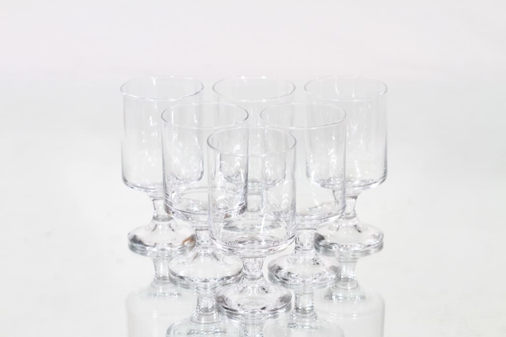 Iittala Karelia valkoviinilasit, 12 cl, 6 kpl, suunnittelija Tapio Wirkkala, 12 cl