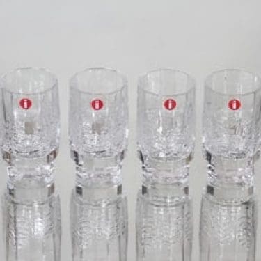 Iittala Kuusi snapsilasit, 4 cl, 4 kpl, suunnittelija Jorma Vennola, 4 cl