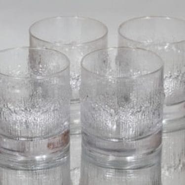 Iittala Niva viskilasit, 32 cl, 4 kpl, suunnittelija , 32 cl, suuri