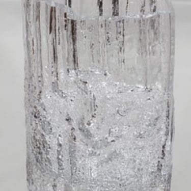 Iittala Pinus maljakko, kirkas, suunnittelija Tapio Wirkkala, suuri