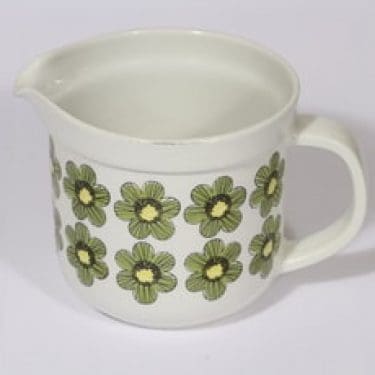 Arabia Primavera kaadin, 1 l, suunnittelija Esteri Tomula, 1 l, serikuva, kukka-aihe, retro