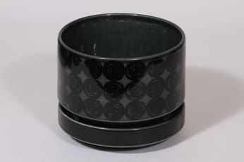 Arabia Kerä kukkaruukku, turkoosi, suunnittelija , suuri, serikuva, retro