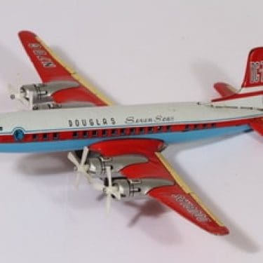 Douglas lelu, lentokone, DC-7C, suunnittelija , lentokone, DC-7C, maalattu, pelti