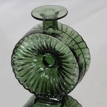 Riihimäen lasi Aurinkopullo koristepullo, koko 2/4, suunnittelija Helena Tynell, koko 2/4