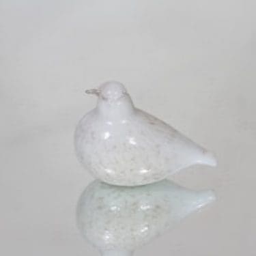 Nuutajärvi koristelintu, Kiiruna, suunnittelija Oiva Toikka, Kiiruna, pieni, signeerattu