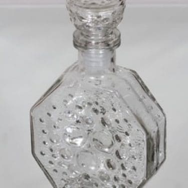 Riihimäen lasi Stella Polaris koristepullo, keltainen, suunnittelija Nanny Still,