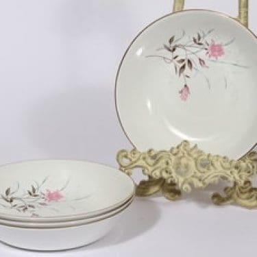 Arabia Heinikki lautaset, syvä, 4 kpl, suunnittelija , syvä, siirtokuva, syvä