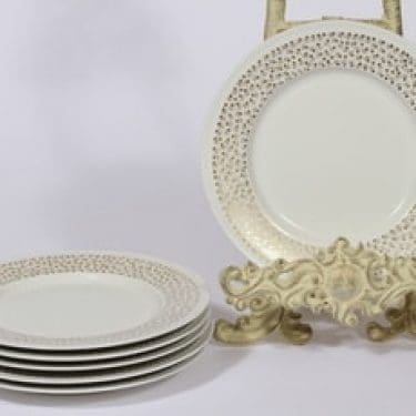 Arabia Kimmel lautaset, 6 kpl, suunnittelija Esteri Tomula, pieni