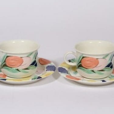 Arabia Arctica Poetica teekupit, 2 kpl, suunnittelija Dorrit von Fieandt, serikuva