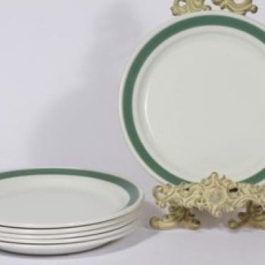 Arabia Taverna lautaset, matala, 6 kpl, suunnittelija , matala, raitakoriste, matala