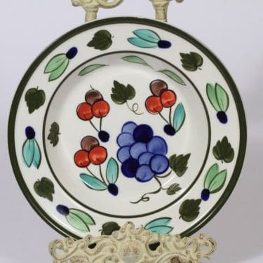 Arabia Palermo lautanen, syvä, suunnittelija Dorrit von Fieandt, syvä, käsindreijattu, signeerattu