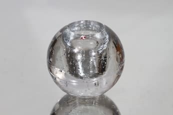 Iittala Arkipelago kynttilänjalka, kirkas, suunnittelija Timo Sarpaneva, pieni