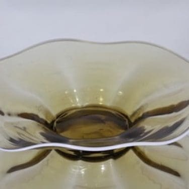 Kauklahden lasi vati, ruskea, suunnittelija ,