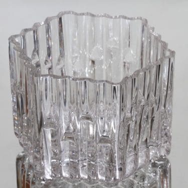 Humppila Mesiurut maljakko, kirkas, suunnittelija Tauno Wirkkala,