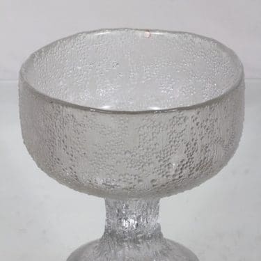 Iittala Puro kulho, jalallinen, suunnittelija Tapio Wirkkala, jalallinen, suuri, jalallinen