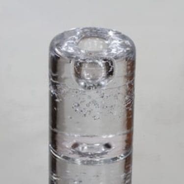 Iittala Arkipelago kynttilänjalka, kirkas, suunnittelija Timo Sarpaneva, pieni