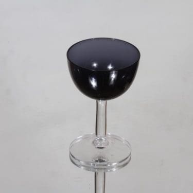 Nuutajärvi 1125 liköörilasi, sininen, suunnittelija Saara Hopea,