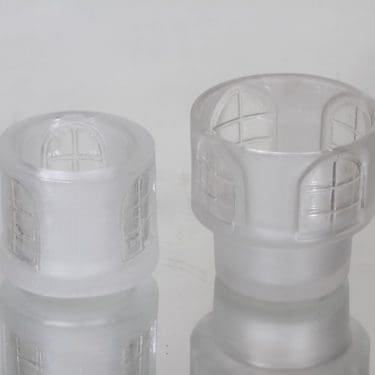 Iittala Balladi tuikkulyhdyt, eri kokoja, 2 kpl, suunnittelija Jorma Vennola, eri kokoja, eri kokoja