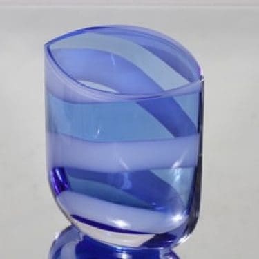 Iittala Lido maljakko, signeerattu, suunnittelija Tiina Noström, signeerattu, signeerattu