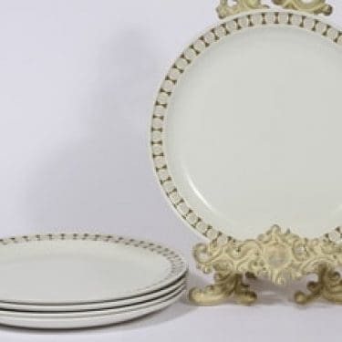 Arabia Seita lautaset, 5 kpl, suunnittelija Raija Uosikkinen, serikuva