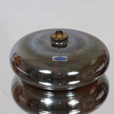 Nuutajärvi Vesuvius Pro Arte öljylyhty, signeerattu, suunnittelija Oiva Toikka, signeerattu, pieni, signeerattu