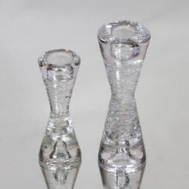 Iittala Arkipelago kynttilänjalat, eri kokoja, 2 kpl, suunnittelija Timo Sarpaneva, eri kokoja, pieni, eri kokoja
