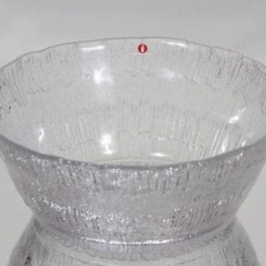 Iittala Solaris kulho, kirkas, suunnittelija Tapio Wirkkala,