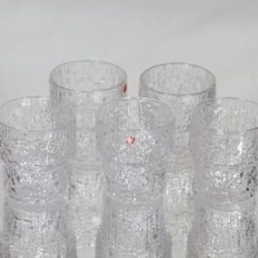 Iittala Paadar snapsilasit, kirkas, 5 kpl, suunnittelija Tapio Wirkkala, pieni
