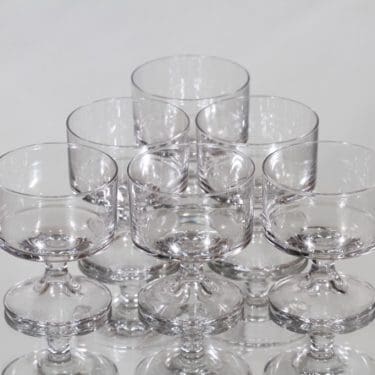 Iittala Karelia lasit, 7 cl, 6 kpl, suunnittelija Tapio Wirkkala, 7 cl, pieni