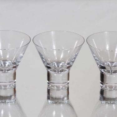 Iittala Aarne lasit, 12 cl, 3 kpl, suunnittelija Göran Hongell, 12 cl