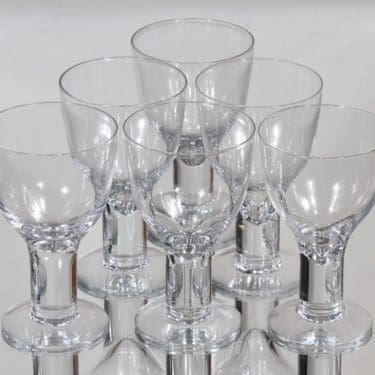 Iittala Elegia punaviinilasi, 25 cl, 6 kpl, suunnittelija Olli Tamminen, 25 cl, 25 cl
