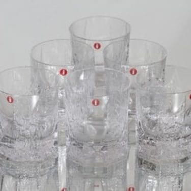 Iittala Kalinka lasit, 10 cl, 6 kpl, suunnittelija Timo Sarpaneva, 10 cl, 10 cl
